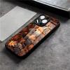 Leaves Fall Fox Halloween Phone Case For IPhone 17 Air 16 E Pro Max 15 14 13 Mini 12 Pro 11 Max Plus Black Glass Cover