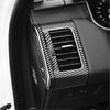 Carbon Fiber Car Dashboard Left Right Side Air Vent Cover Trim for Sport 2014-2022 Accessories