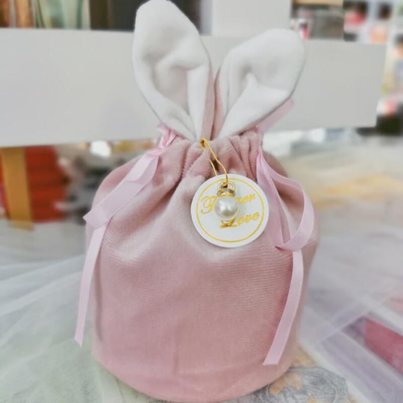 Velvet Rabbit Ear Wedding Candy Bags