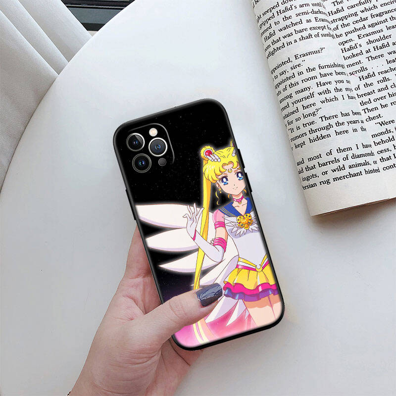 MH133 S-Sailor Moon Phone Shell for Samsung S20 S21 S22 S23 S24 FE Ultra Plus Lite S21S A55 A07 A17 F06 F16 M06 M16 M56 A36 A37 A57