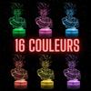 Decorative Lamp - 3D LED Sangoku Bedside Lamp - Multicolor - Touch - Remote Control