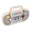 Kinder Holz Sensorikbrett Tonaufnahmegerät Form Pädagogisches Analoges Tonbandgerät Sensorisches Spielzeug Mit LED