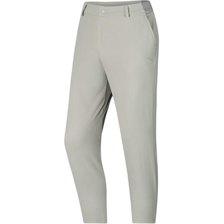 

Anta Быстросохнущие деловые тканые обтягивающие спортивные повседневные брюки мужские низ пепельно-серый 152437527N-1 M