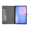 For Samsung Galaxy Tab S10 FE+ Leather Case Card Holder Cloth Texture Tablet Stand Cover