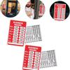 Waterproof Business Hours Sticker Sunproof Business Hours Window Decal  Glass Door Application