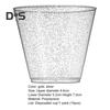 Food Grade 10Pcs 270ML Disposable Plastic Dessert Cup Decorative Creative Glitter Surface Water Cup Party Supplies
