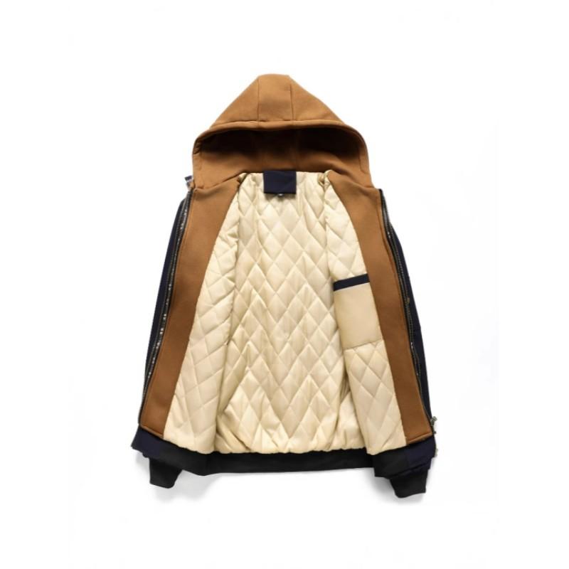 Men's Autumn Winter Warm Jacket Outdoor Man Thick Windbreaker Hiking Hooded Coats Men Thermal Sports Zipper Parkas Jacket