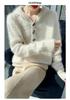 Autumn & Winter Women's Mink Velvet Knit Twist Hoodie - Heavyweight, Loose Fit, Casual Cashmere Sweater