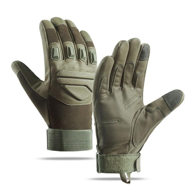 Outdoor gloves half finger non-slip wear-resistant tactical gloves full finger touch screen sports riding protection
