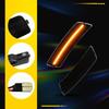 2X For 2012-19 Volkswagen Beetle Smoked Front Bumper LED Side Marker Light Amber