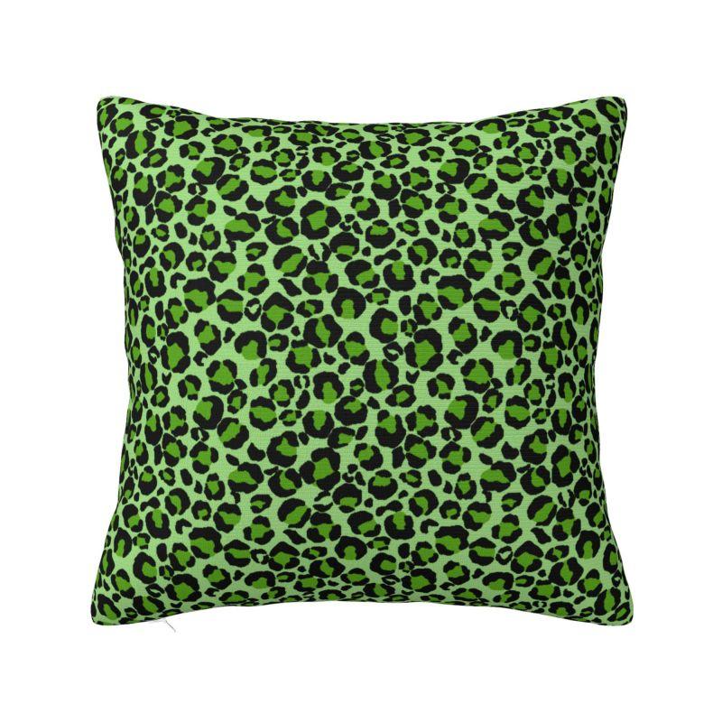 Custom Leopard Print Pillow Case Decoration Luxury Animal Skin Outdoor Cushions Square Pillowcase
