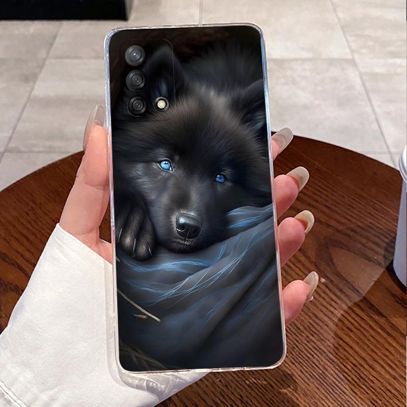 Case For Oppo A74 CPH2219 A95 CPH2365 A74 5G CPH2197 Back Cover Clear Luxury Cute Love Rabbit Funny Soft TPU Silicone Phone Case