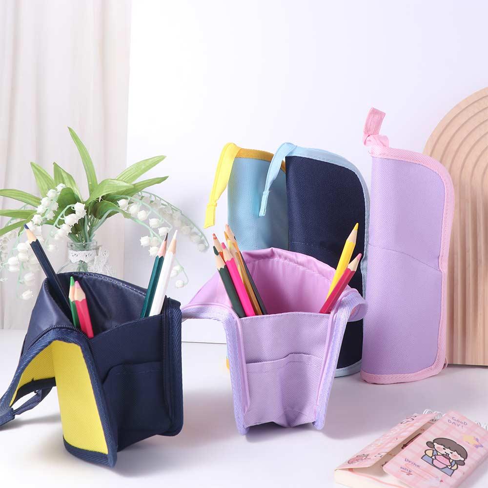 Simple Pencil Case Creative Storage Bag Pen Organizer Stationery Bag  Primary and Secondary School