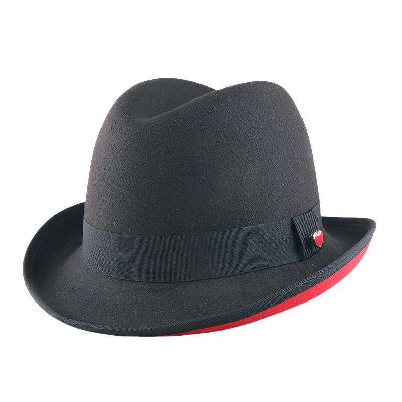 Hot Sale Gem Top Wool Jazz Top Hat Shopping Versatile Fashion Mini Hat