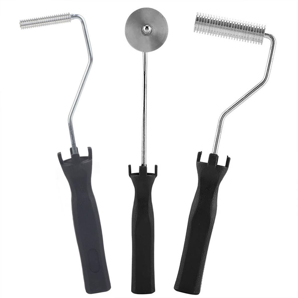 Roller Bubble Handle Brushes Tool Set Tub Shower Bathtub Fiberglass Resin For GRP Bubble Roller for Projects