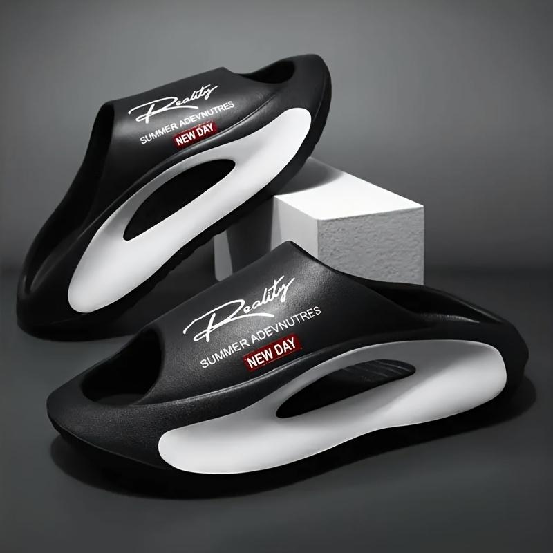 Fashion New Men's Casual Sports Outerwear Fashion Summer Soft Bottom Cool Drag Anti slip Indoor and Outdoor Durable Trendy Slippers