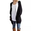 Women's Loose Open Front Long Sleeve Chunky Knit Cable Cardigans Sweater with Pockets Cozy Knit Cardigan, Casual Loose Fit