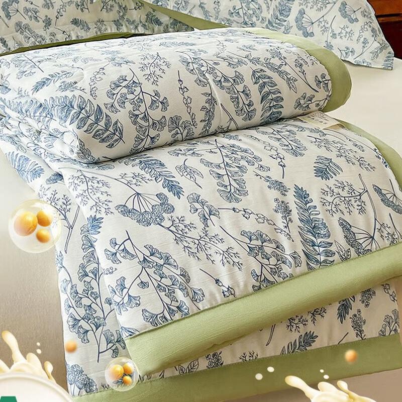 Lilang Double-Layer Crinkled Gauze Summer Quilt