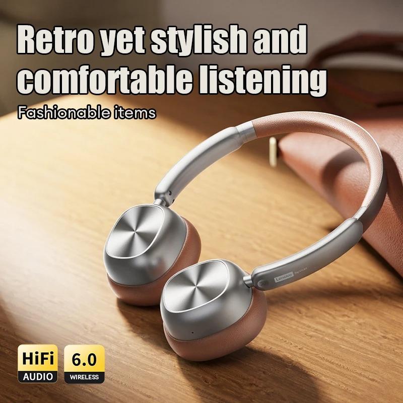 New Original LE600 Head Mounted Wireless Earphones 6.0 Bluetooth Headphone HIFI Stereo Game Music Noise Cancelling Sport Retro Style Earbuds