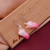 Fashion Resin 3D Drink Cup Drop Earrings for Women Girl Beer Milk Tea Ice Cream Dangle Earrings Jewelry Gift