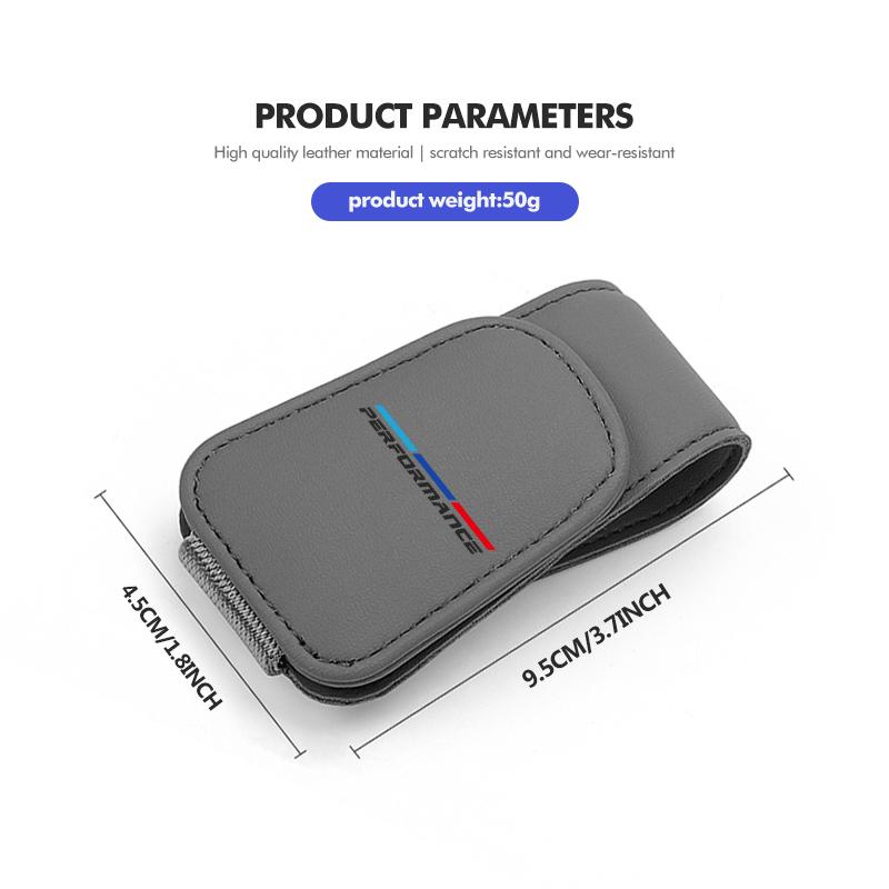 Drswk4 Car Sunglasses Holder Magnetic Portable Ticket Card Clip Auto Accessories For BMW X1 X3 X4 X5 X7 G20 G38 F20 F39 F48 E46 E60 E36