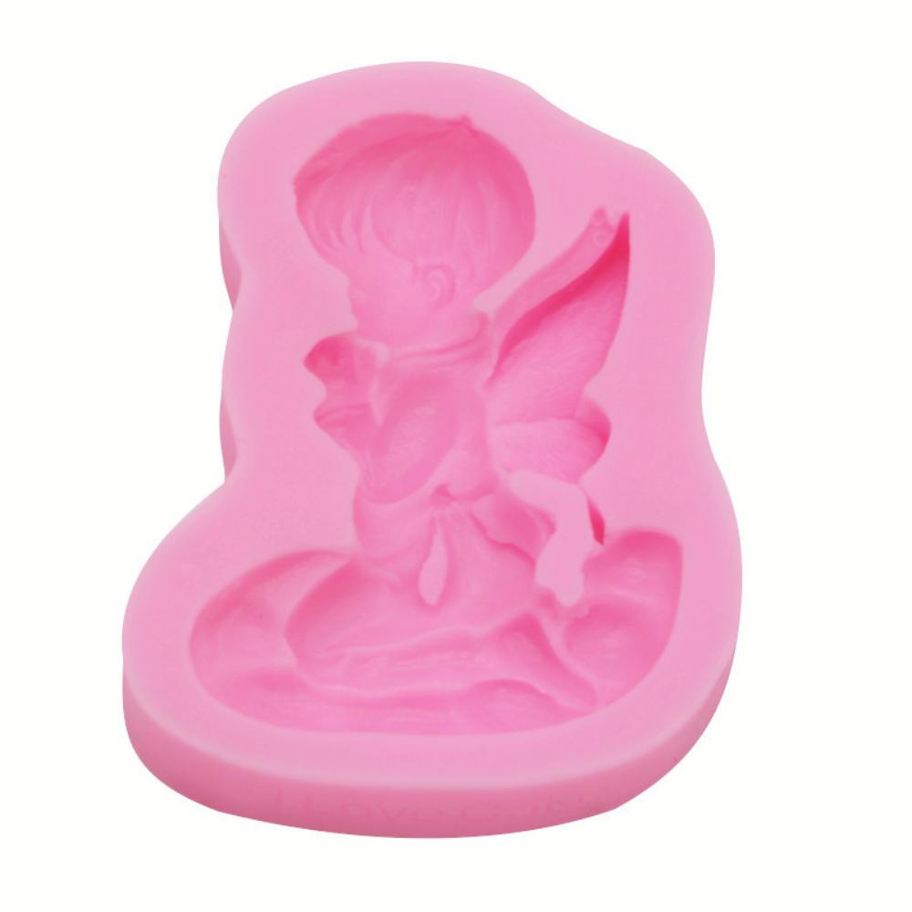 Wishing Angel Boy Fondant-Kuchenwerkzeug, handgefertigte Seife, Puddingform