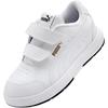 Puma CLASSICS Abrasion Resistant Low Top Kids' Skateboarding Shoes White Gold Kids' 389145-10