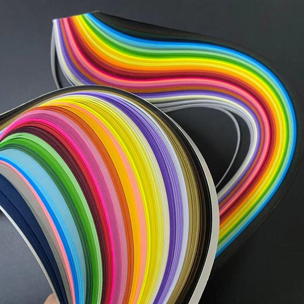 180Ocs 3/5/7/10mm Quilling Paper DIY Origami Creative Colorful Strips  Quilling Tools