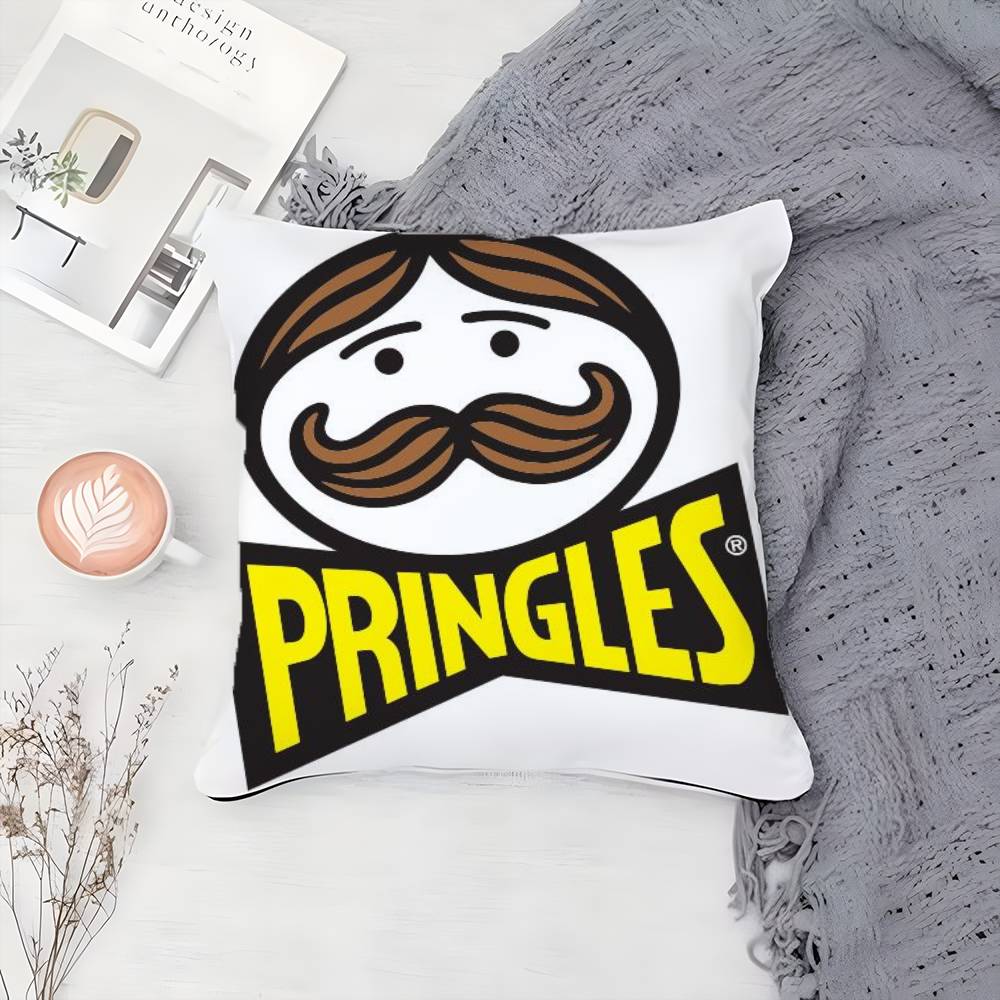 Classic Personality P-Pringles-MT Pillow Case Printing Pillowcase Living Room Sofa Cushion Cover Bedroom Room Decor