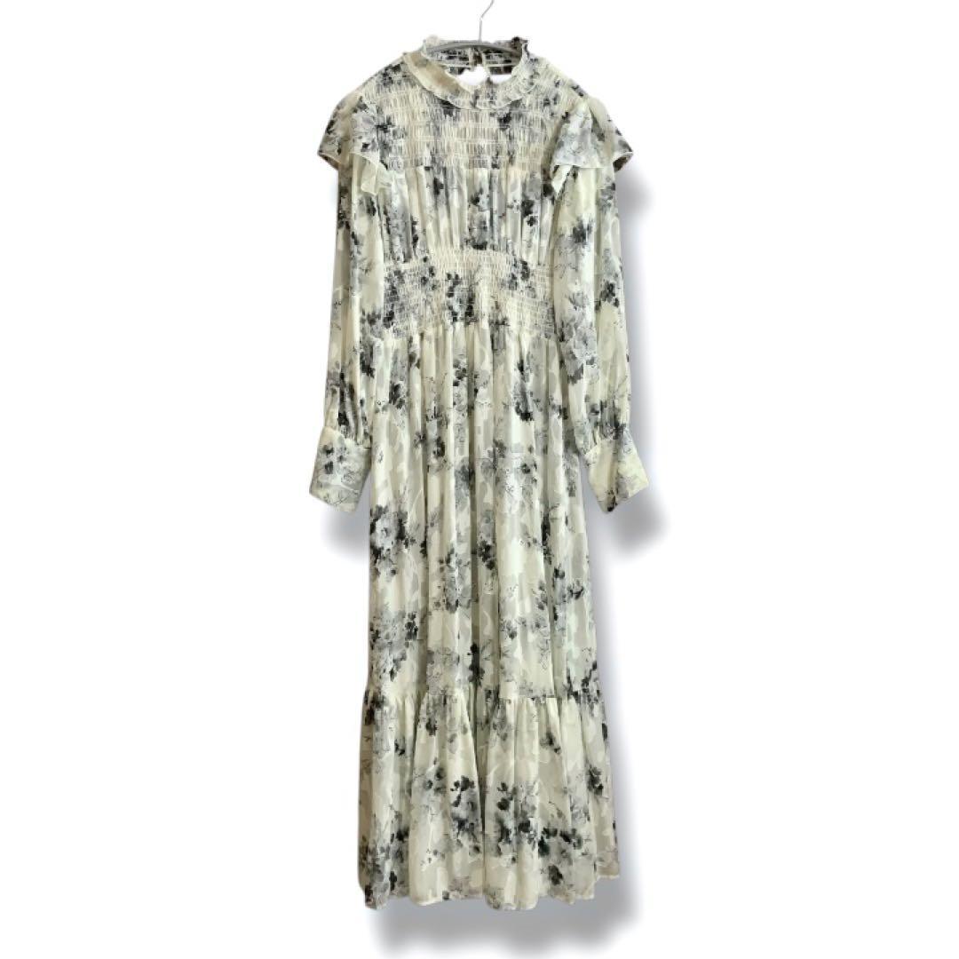 LILY BROWN Floral Ruffle Dress Floral Pattern Lily Brown F