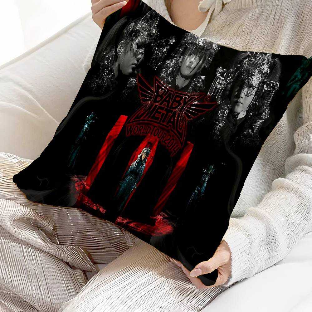 Band Babymetal Personalized Pillow Dust Cover Bedroom Kids Party Decoration Pillowcase Birthday Children Gift