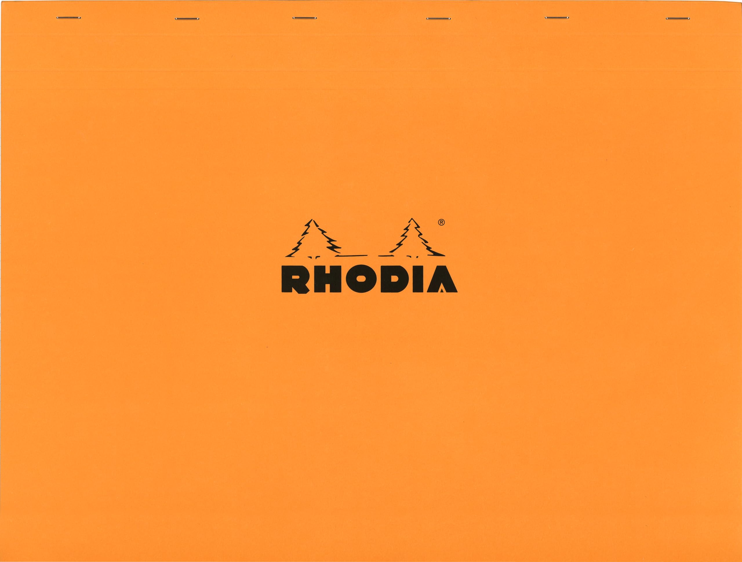

RHODIA Memo Pad 80 grid PEFC Block RHODIA cf38200 No.14 (A3+ 42×31.8cm) sheets, lines, water-repellent cover, perforated, certified, RHODIA, Orange, оранжевый
