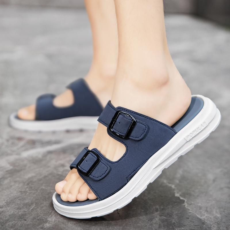 Summer Men Slippers Male Loafers EVA Casual Shoes Non-slip Thick Platform Sandal Mules High Quality Slippers Soft Beach Sandal