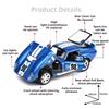 1:32 Scale Mustang Shelby Cobra Viper Model Toy Cars Alloy Diecast Sound Light Doors Opened Pull Back Ornament Vehicle Models