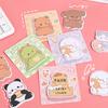 4Pcs Sticky Paper Cute Special-Shaped Cartoon Design Self Adhesive Note Pads