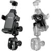 iMESTOU Anti-Vibration Motorcycle Phone Mount- 1" Ball Handlebar Phone Holder Perfect for High-Speed Cycling 360° Rotation Universal for 4.7"-7.2"
