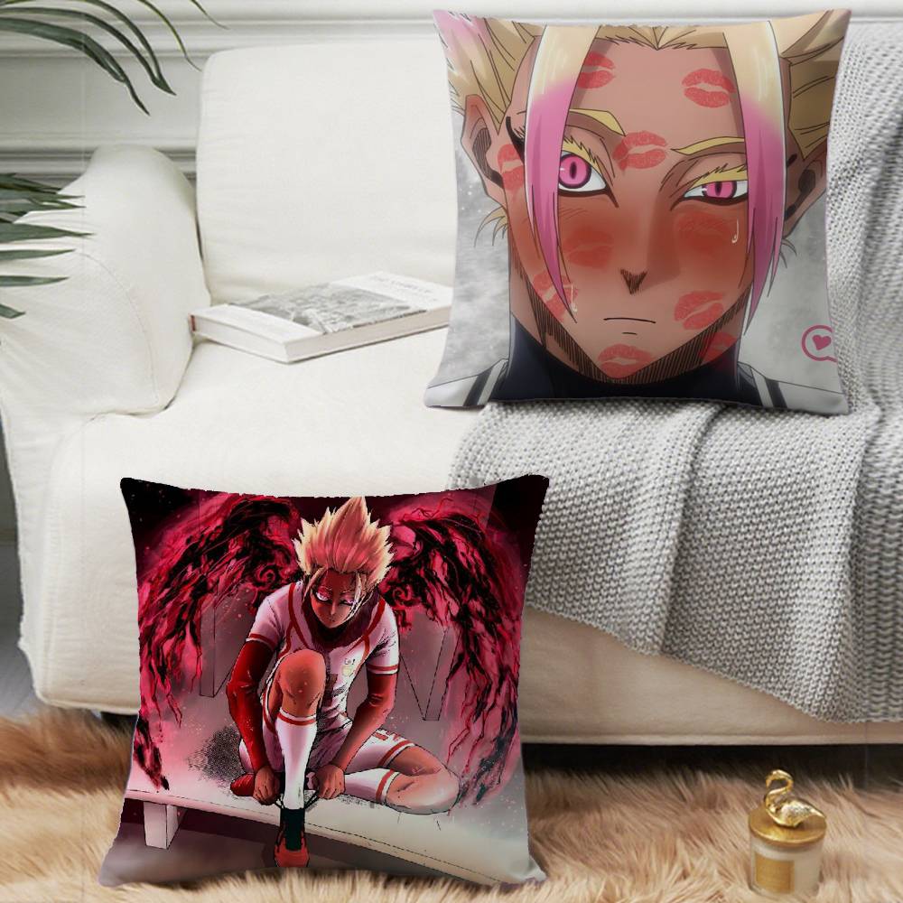 BLUE LOCK Shidou Ryuusei Pillow Case Plush Fabric Soft Pillowcase Double Sided Print Cushion Cover Household Gifts