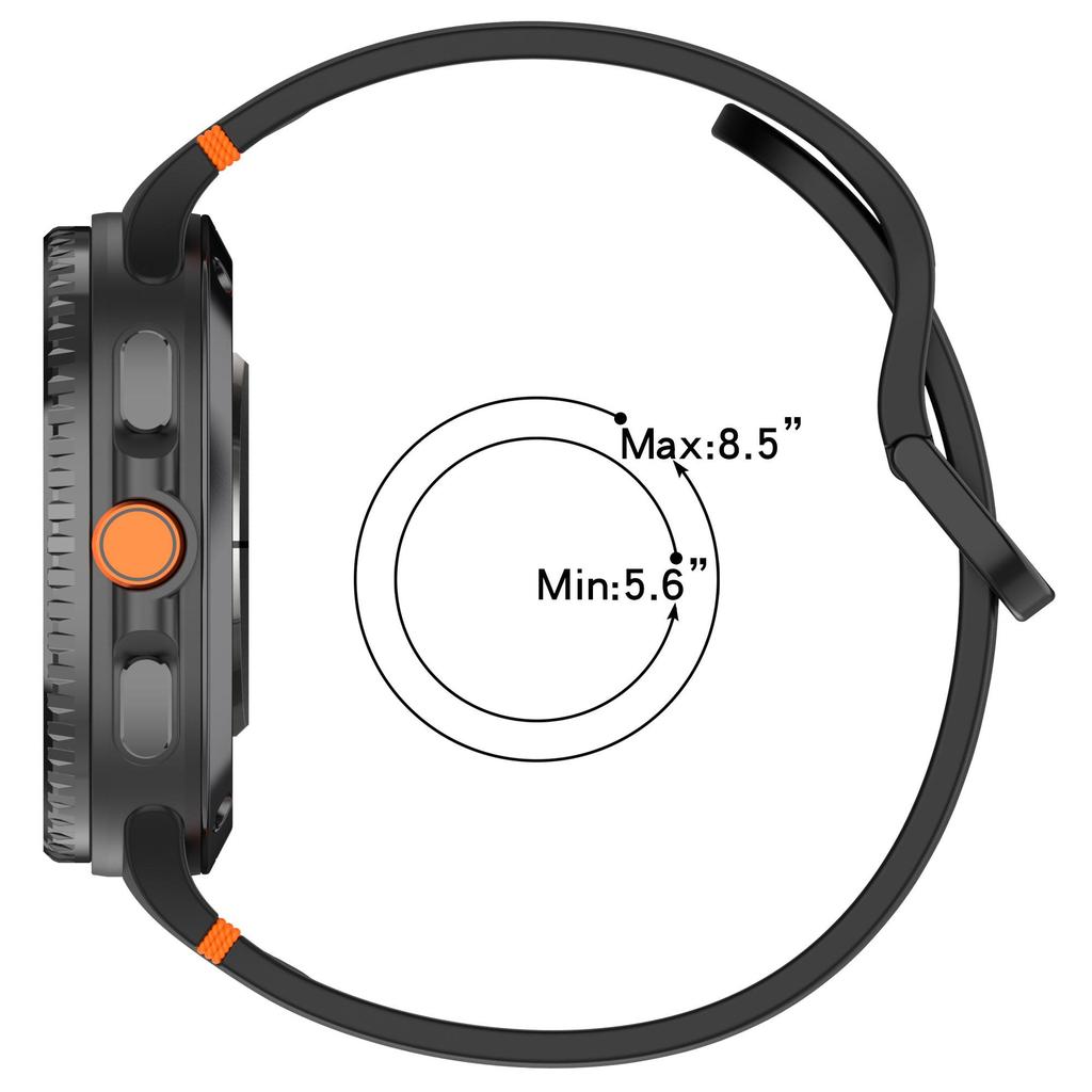 Silicone Strap for Samsung Galaxy Watch 8 40mm 44mm/ 8 Classic / Ultra 2 Bracelet Belt Soft TPU Watchband Wristband Straps