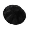 Women Painter Hat Solid Color Octagonal Dome Top Beret Hat Autumn Winter Warm Plush Hat Fashion Accessories