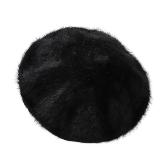 Women Painter Hat Solid Color Octagonal Dome Top Beret Hat Autumn Winter Warm Plush Hat Fashion Accessories