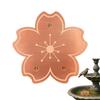 Bird Bath Copper Disk Purification Cleaner with Triple-Point Support All-Season Birdbath Bowl Cleaner Plate for Patio Garden