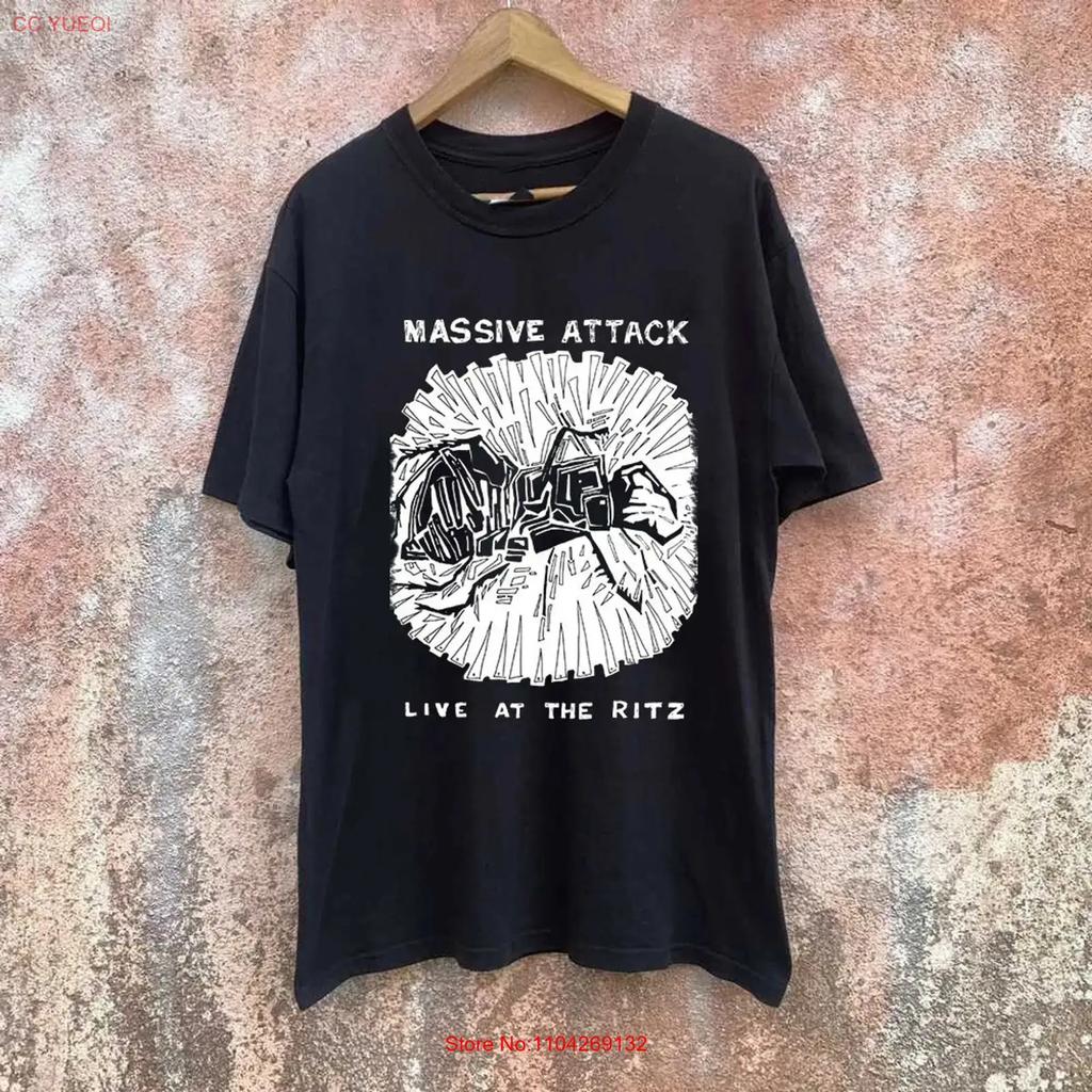 Massive Attack Live At The Ritz T Shirt Full Size S 5xl Sn365 Vintage Designer Clothes Stylish Graphic Slightly Homme