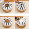 80°-230° Ceramics Plug-in OUDH Woodchip Incense Burner Paint Leaf Timed 110v/220v Sandalwood Essential Oil Fragrant Stove