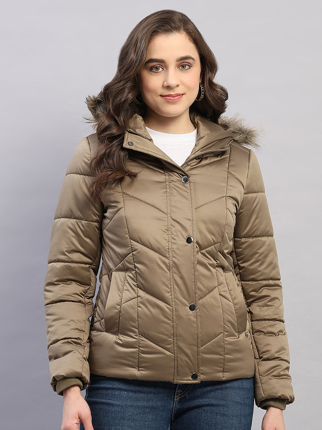Monte Carlo Women Regular Fit Olive Jacket S оливковый