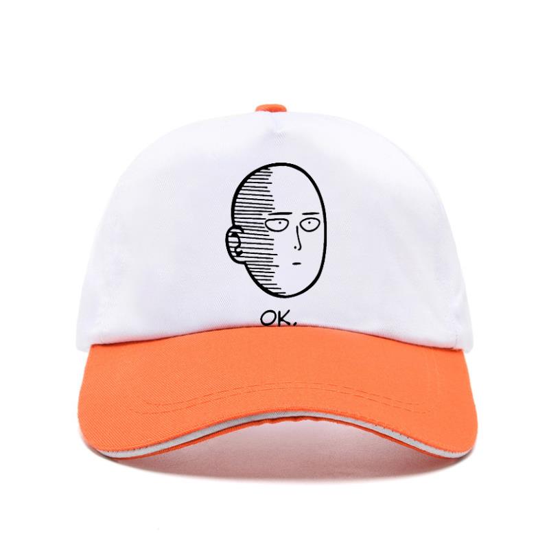 ANIME One Punch Man bedruckte Baseballkappe, Unisex, Damen, coole Sommer-Mesh-Trucker-Kappe, modische verstellbare Snapback-Hüte