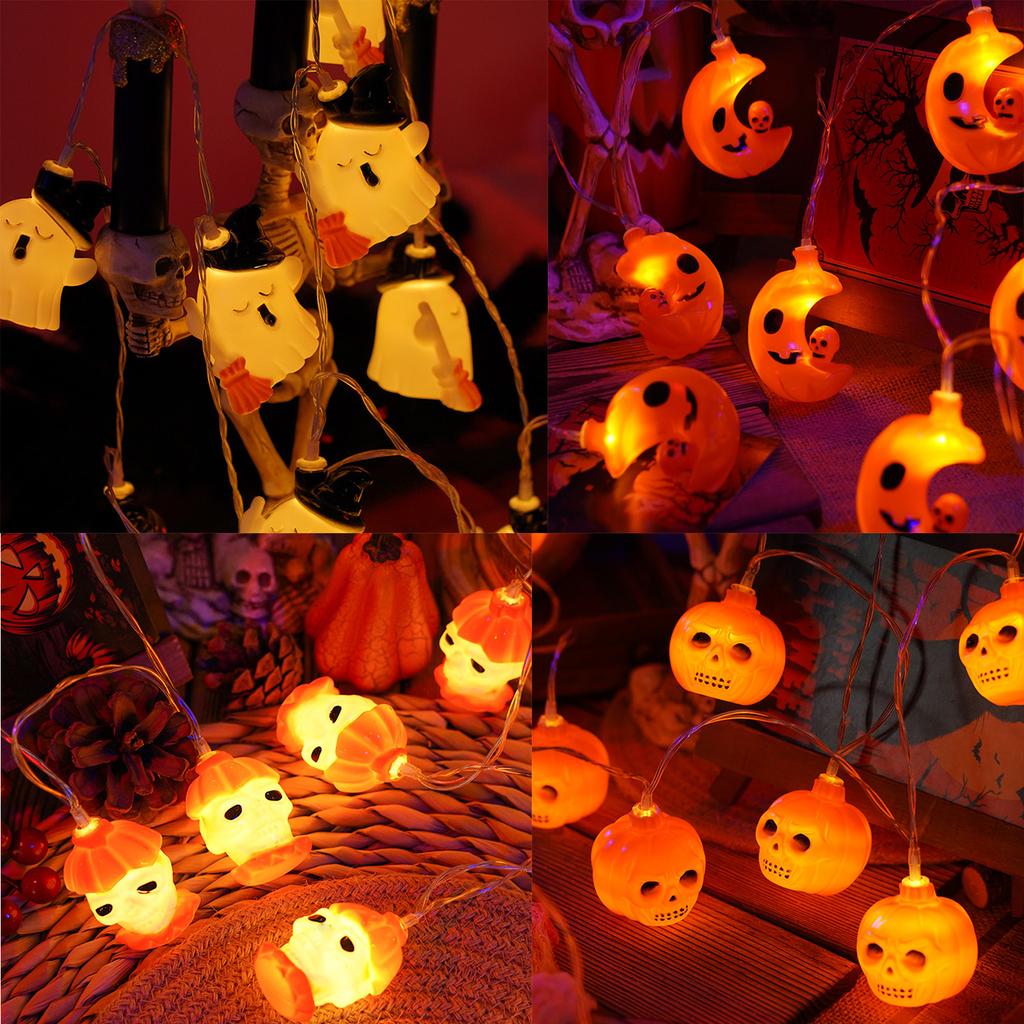 Halloween PumpkinGhostLantern String, Luminous Decorative Items, Props, Gifts, Scene Arrangement