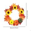 Halloween Artificial Wreath Hanging Decorations Desktop Maple Leaves Decorative