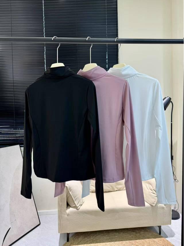 Alo Women's Original Slim-Fit Half-Zip Yoga Base Layer - Long Sleeve Training Top for Autumn/Winter