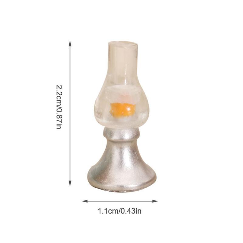 1:12 Scale Miniature Candlesticks Candelabra Dollhouse Candles Furniture Toy Pretend Play Doll House Decoration Accessories