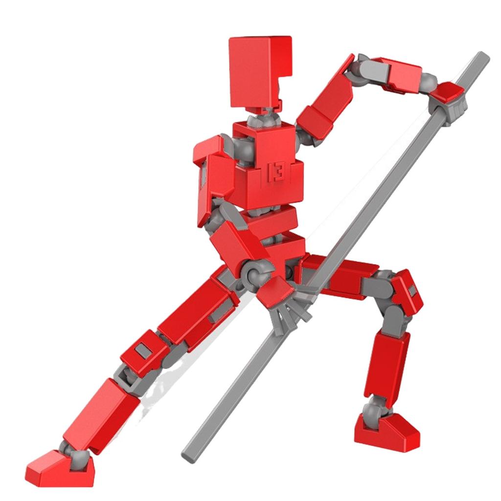 Çok Eklemli Hareketli Bebek 3D Baskı Dekompresyon Oyuncağı